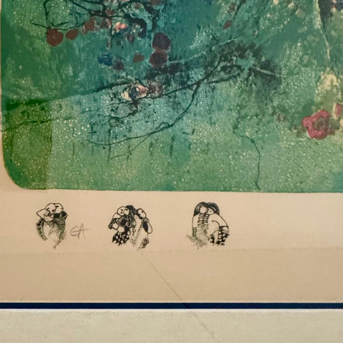 "Lunar Floral" Signed COA Included