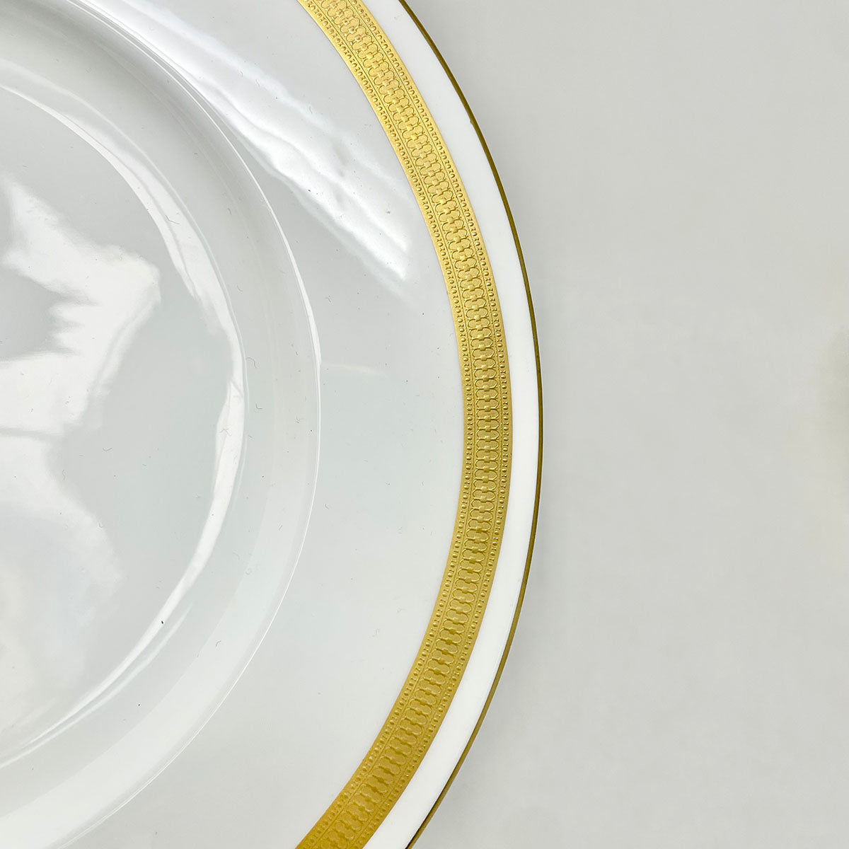 9 Serving Pieces of Gold Brocade China