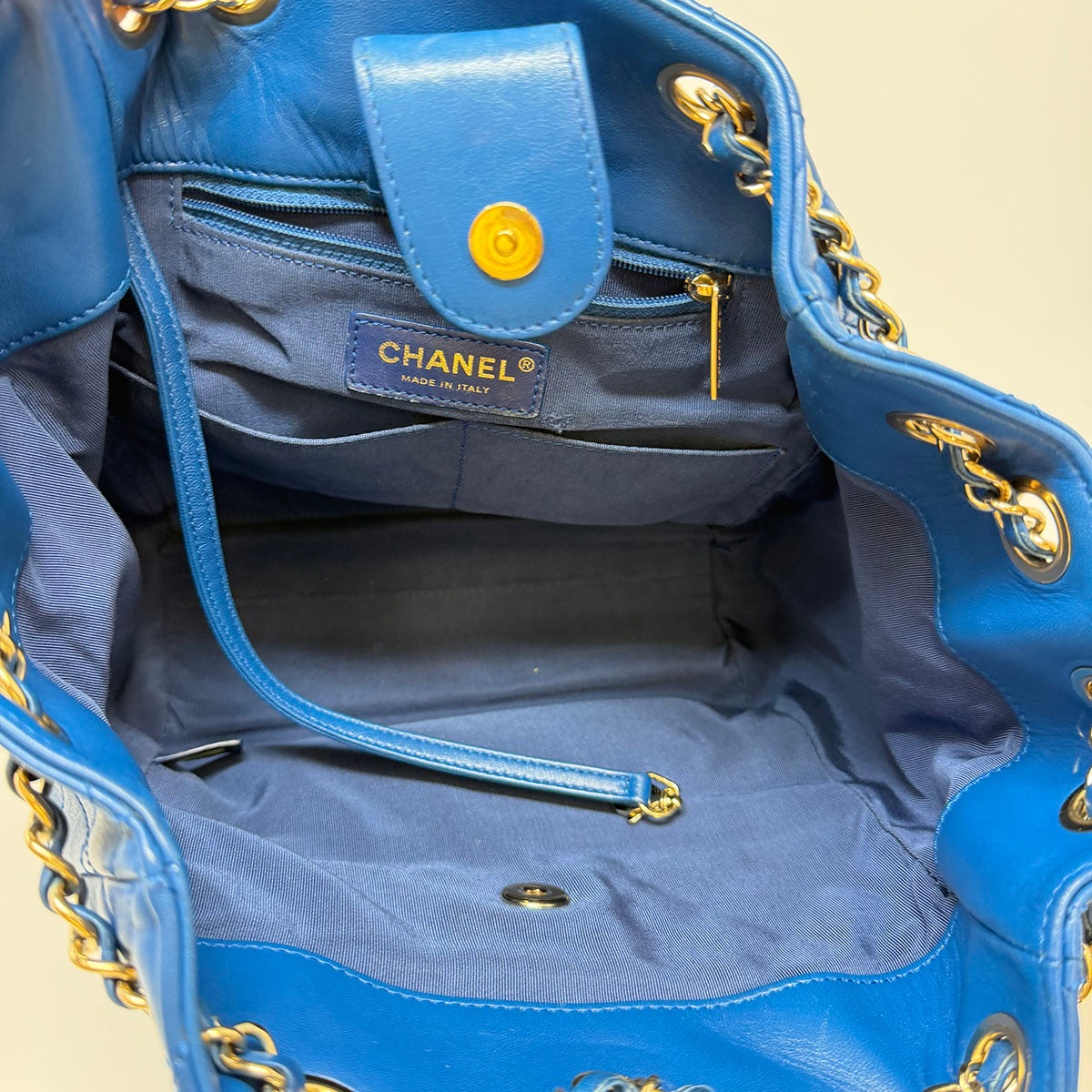 Chanel Drawstring Chain Tote