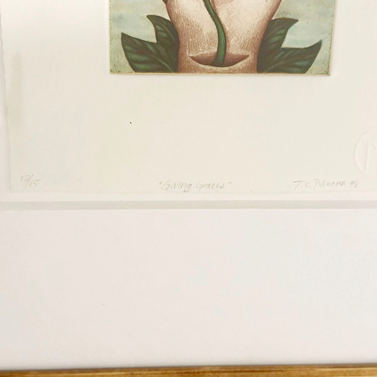 Framed Print "Giving Graces" signed edition
