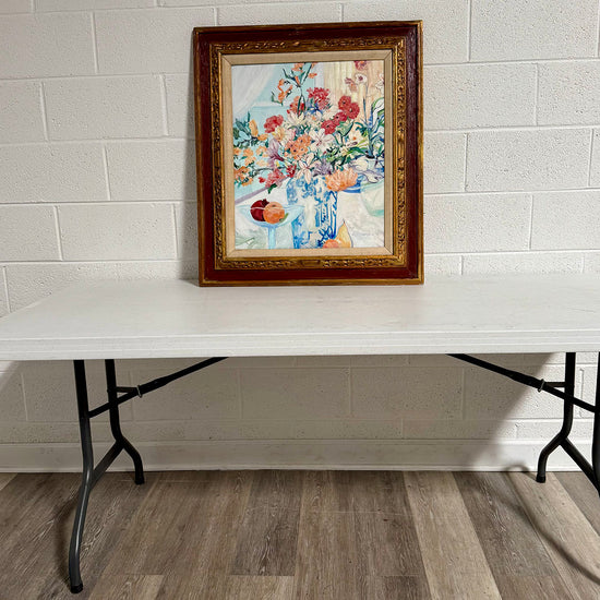 "Floral Still Life" Painting Signed