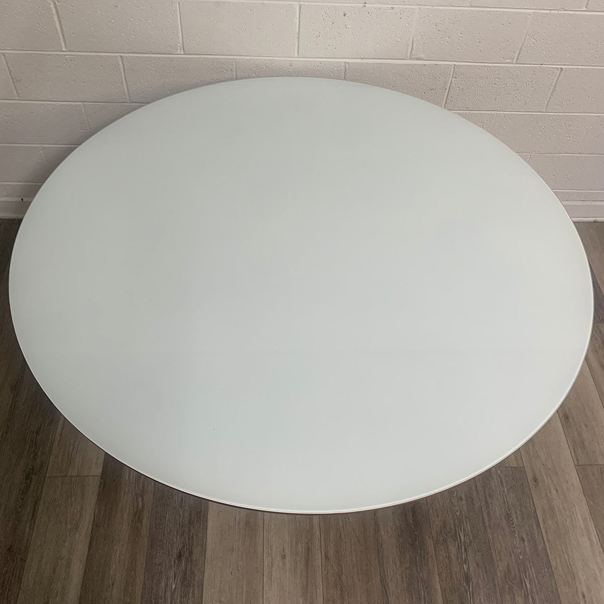 Frosted Glass Top Dining Table