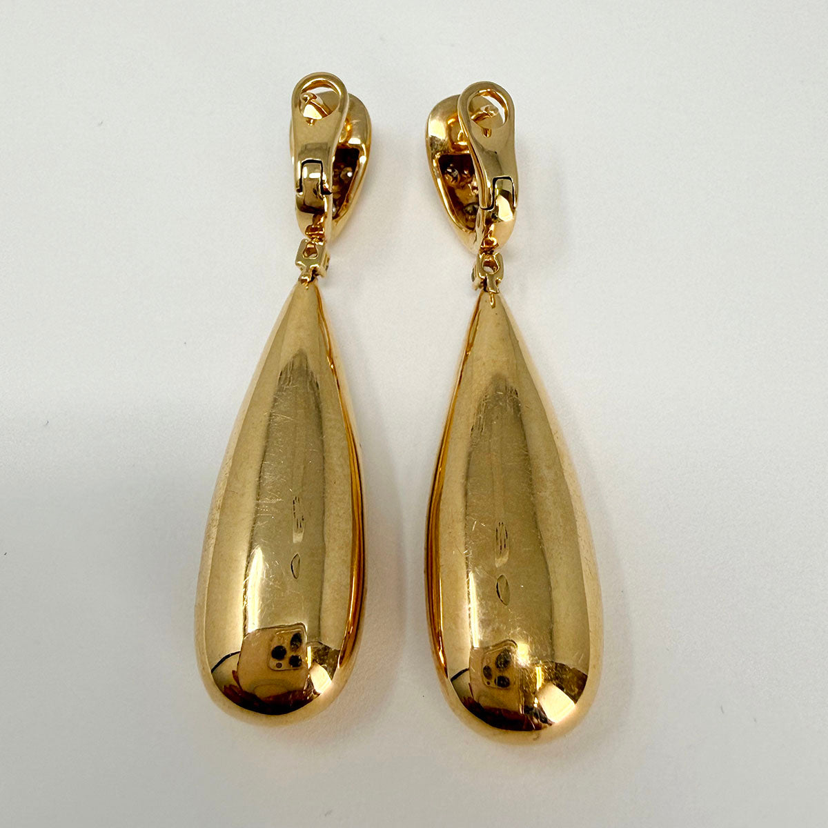 Damaso Martinez 18K Rose Gold Diamond Drop Earrings