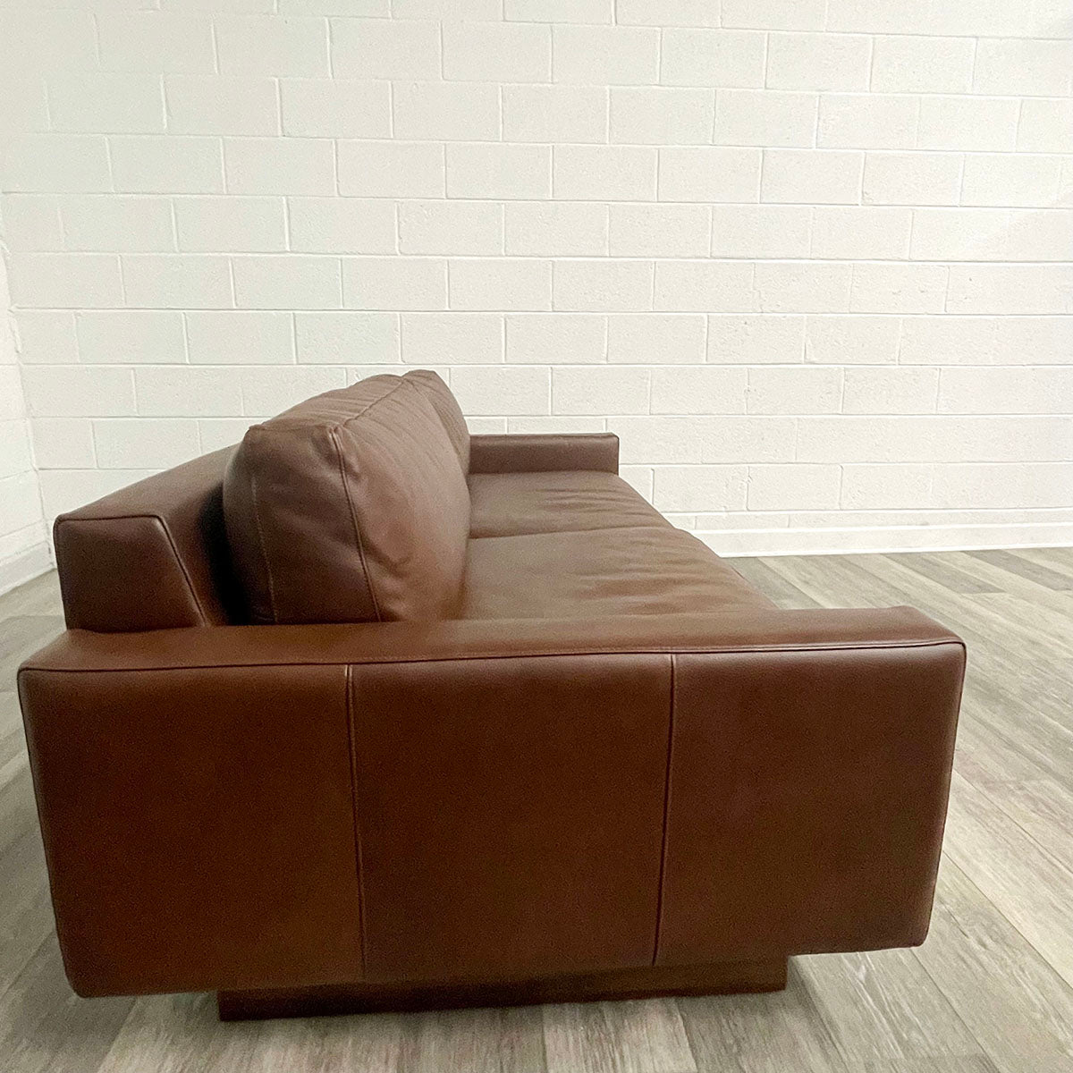 Room & Board Brown  Leather Sofa