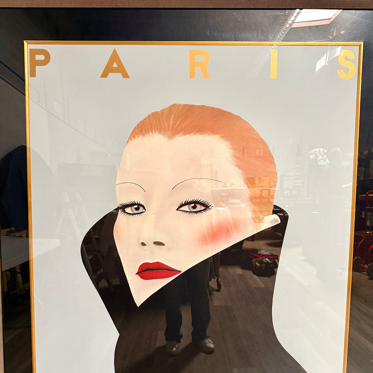 Large Scale Signed "Paris-Pret-a Porter Feminin" Poster