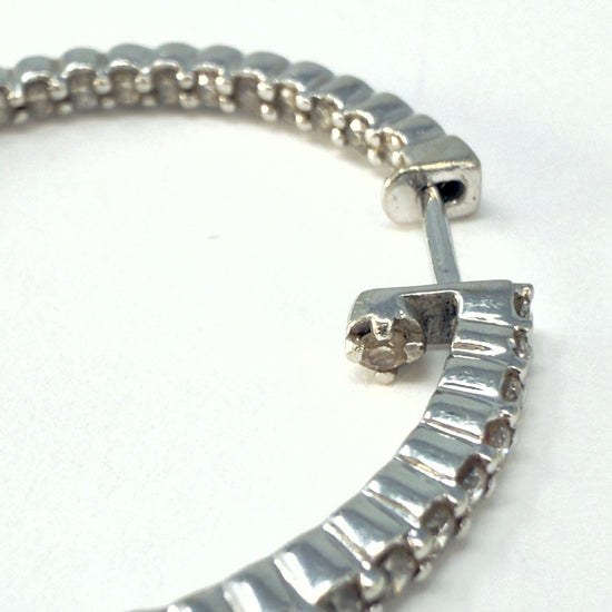 Diamond Hoop Earrings