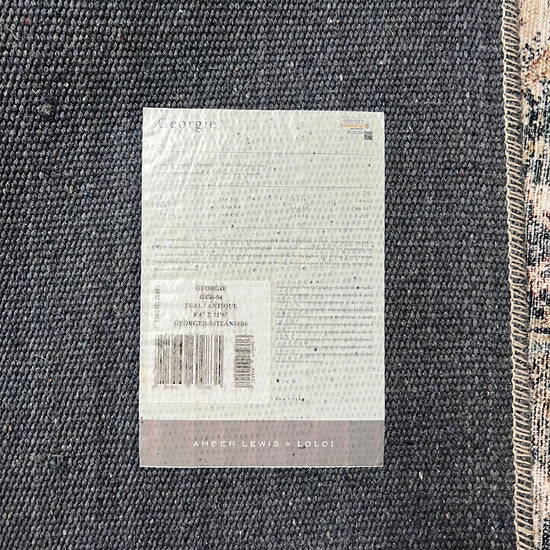 Brown & Blue Area Rug