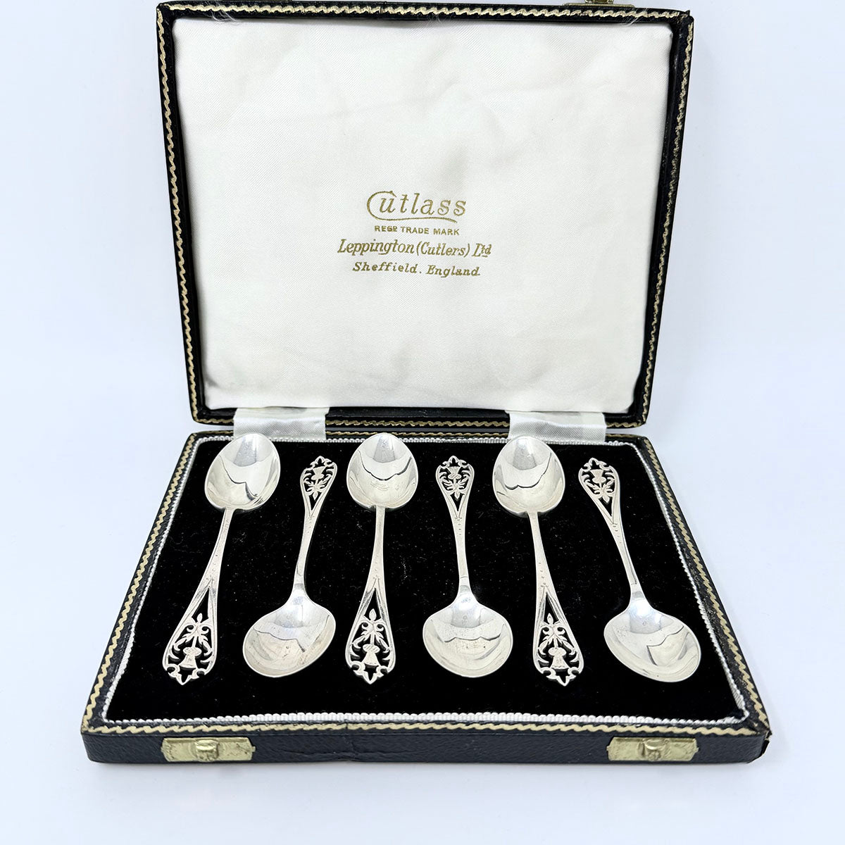 Antique Sterling Silver Demitasse Spoons Set of 6