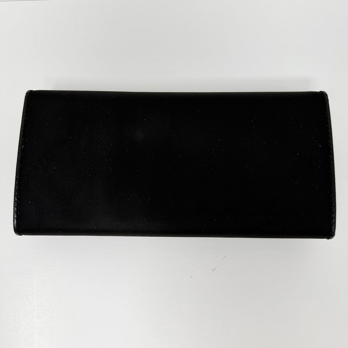 Prada Long Nylon and Leather Trimmed Wallet