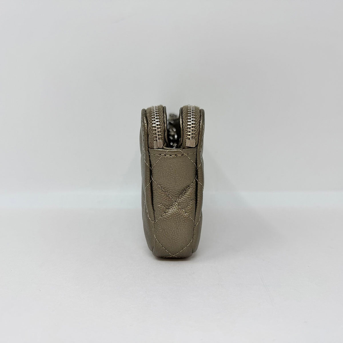 Chanel  Double Zip Clutch on Chain