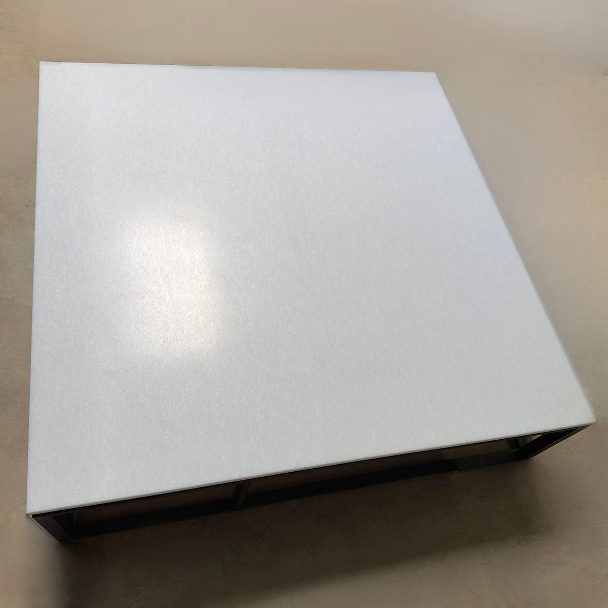 White Stone Top Coffee Table