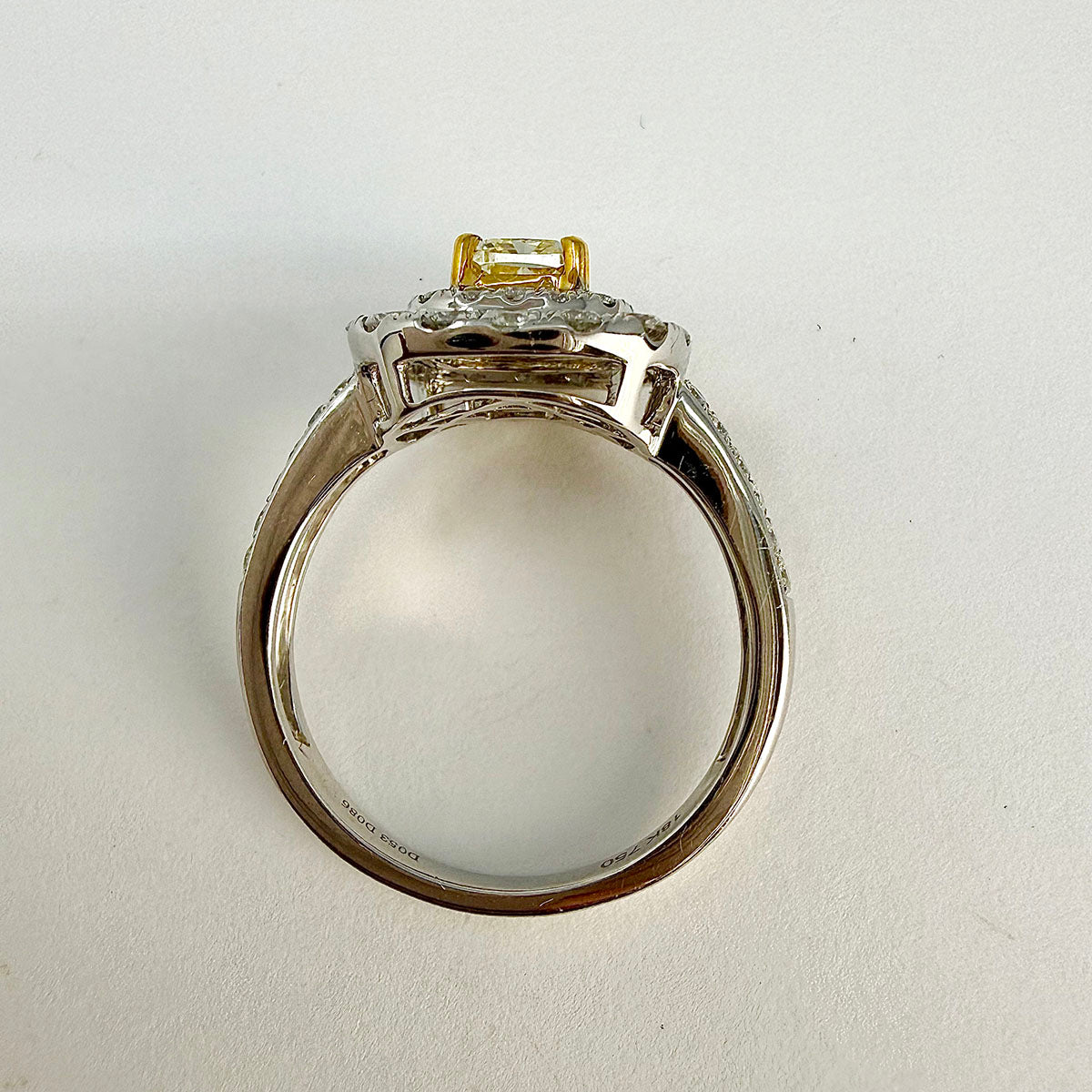 Double Halo Diamond Ring