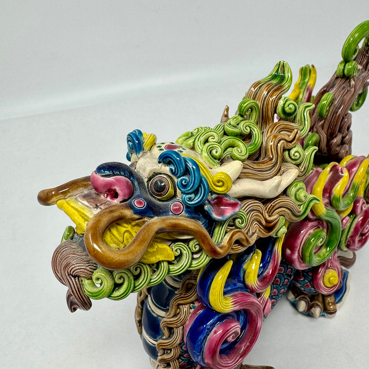 Cochin Ware Dragon Figurine