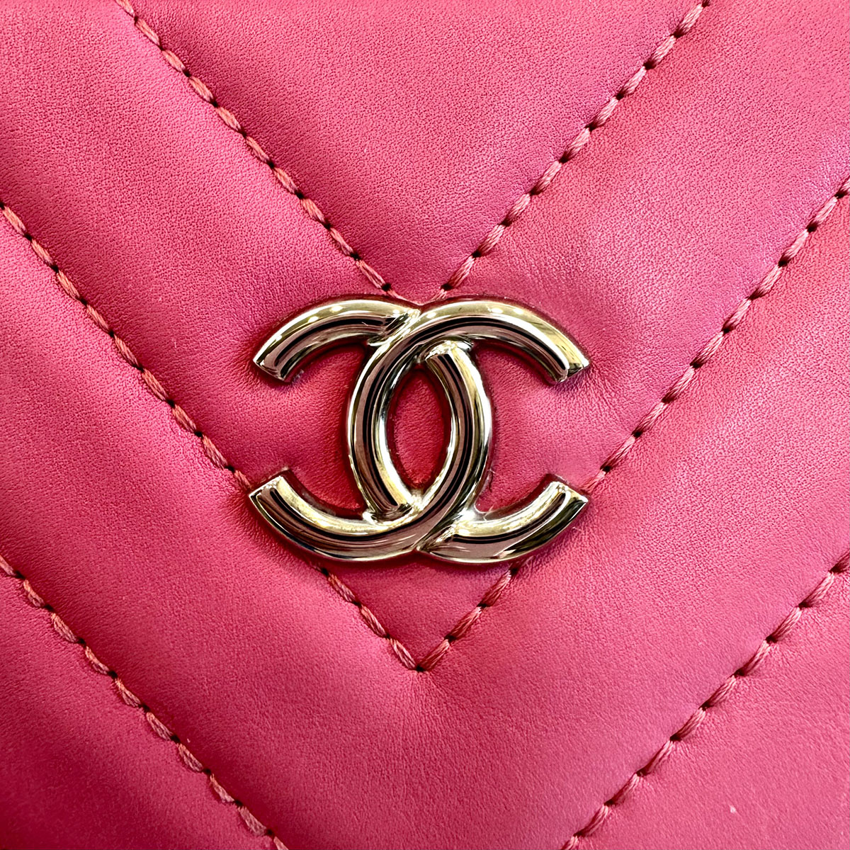 Chanel Chevron Quilted Camera Bag