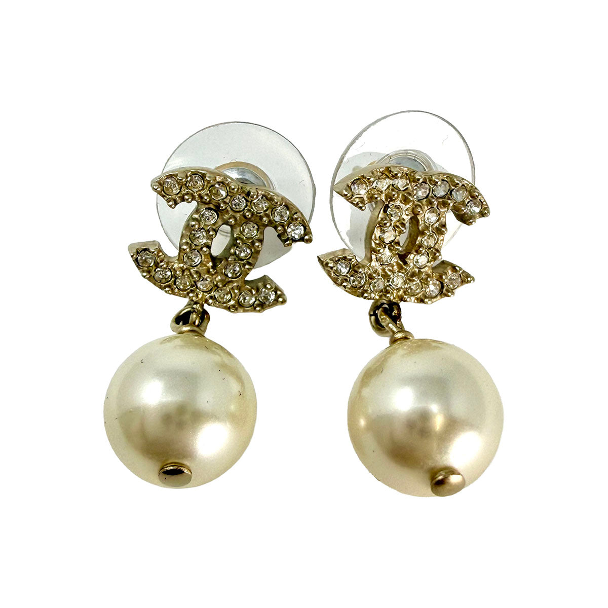 Chanel Pearl Drop Earrings