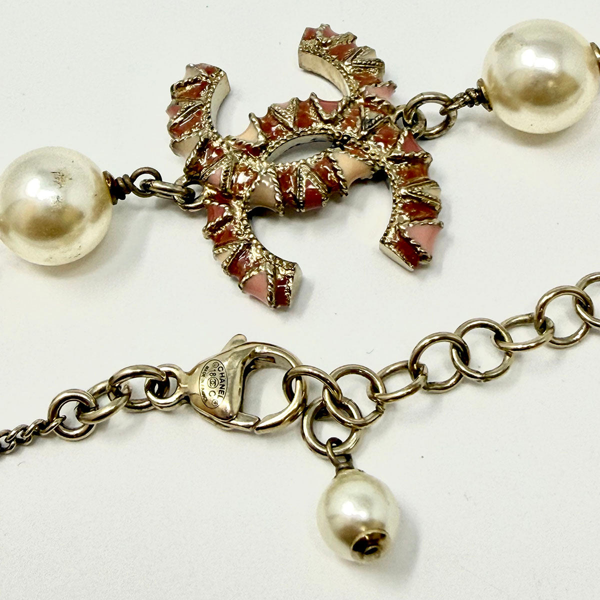 Chanel Double Layered Faux Pearl Necklace