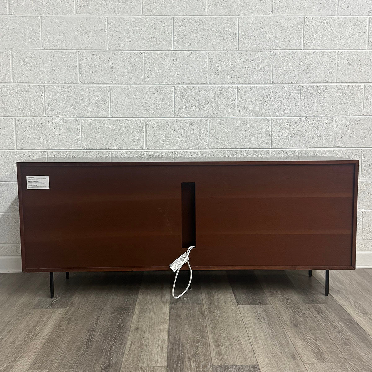 CB2 Wood Media Cabinet