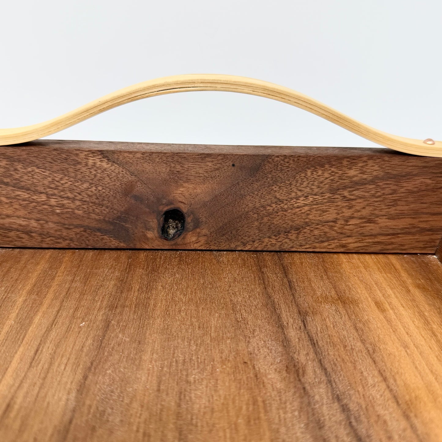 Medium Wood Two Tone Serving Tray