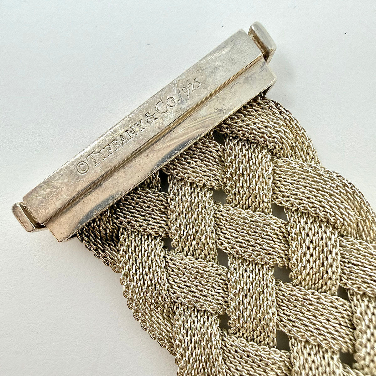 Tiffany & Co. Sterling Silver Braided Somerset Bracelet