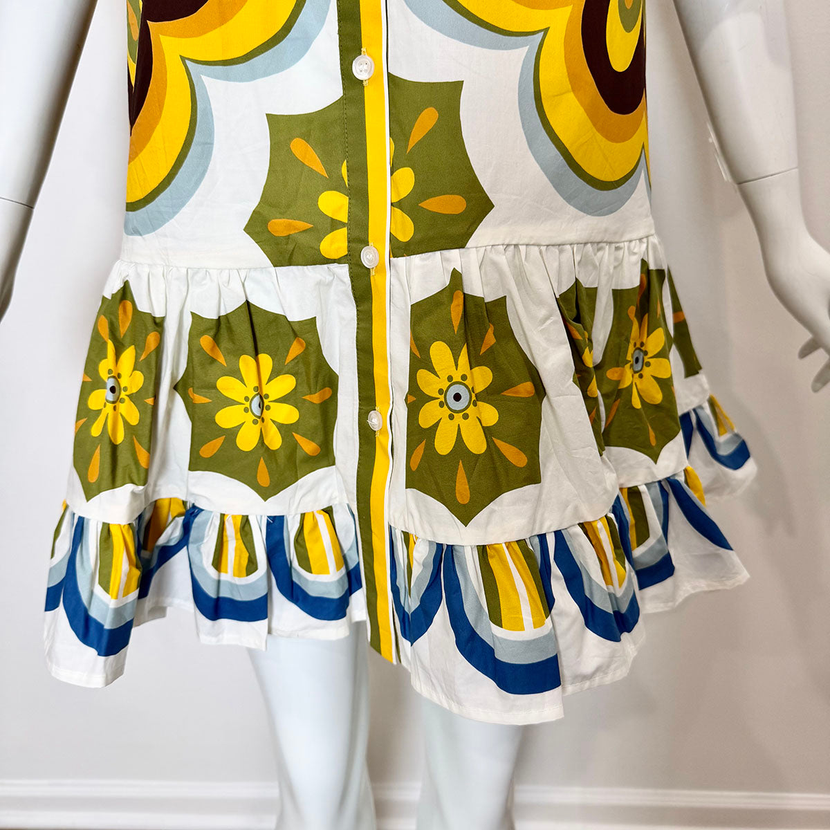 New Double J Printed Mini Dress