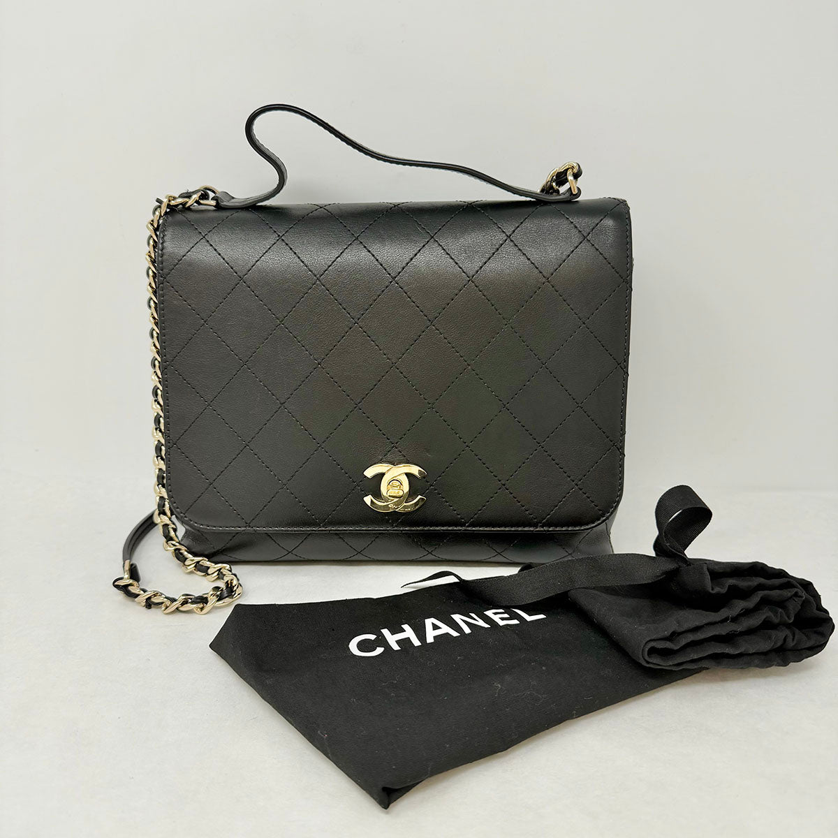 Chanel Quilted Handle Bag