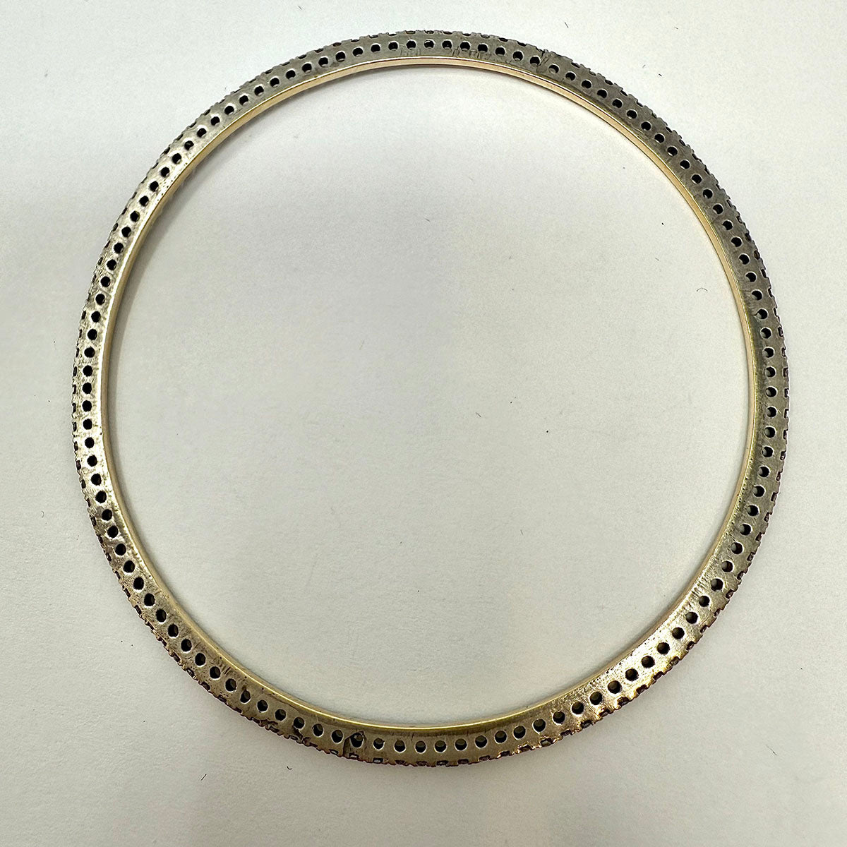 Sterling Silver Diamond Bangle