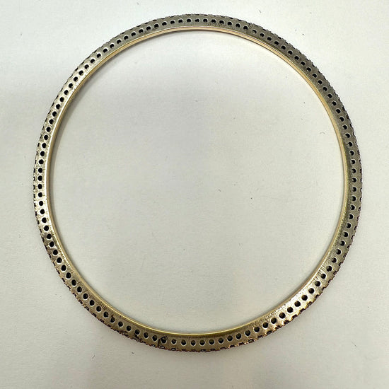 Sterling Silver Diamond Bangle