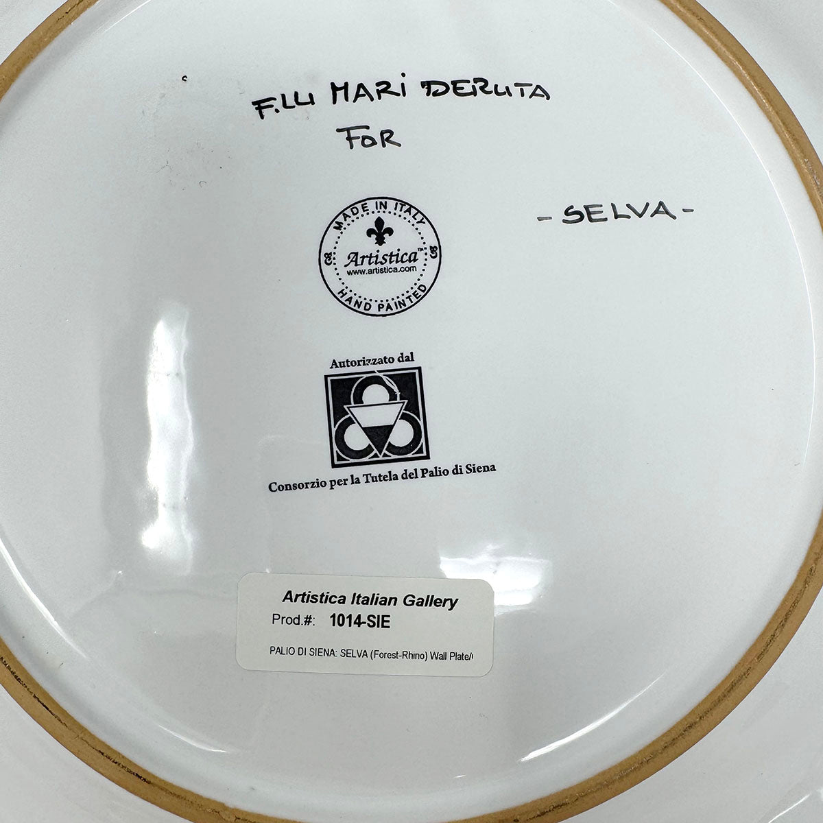 Deruta Hand painted Wall plate
