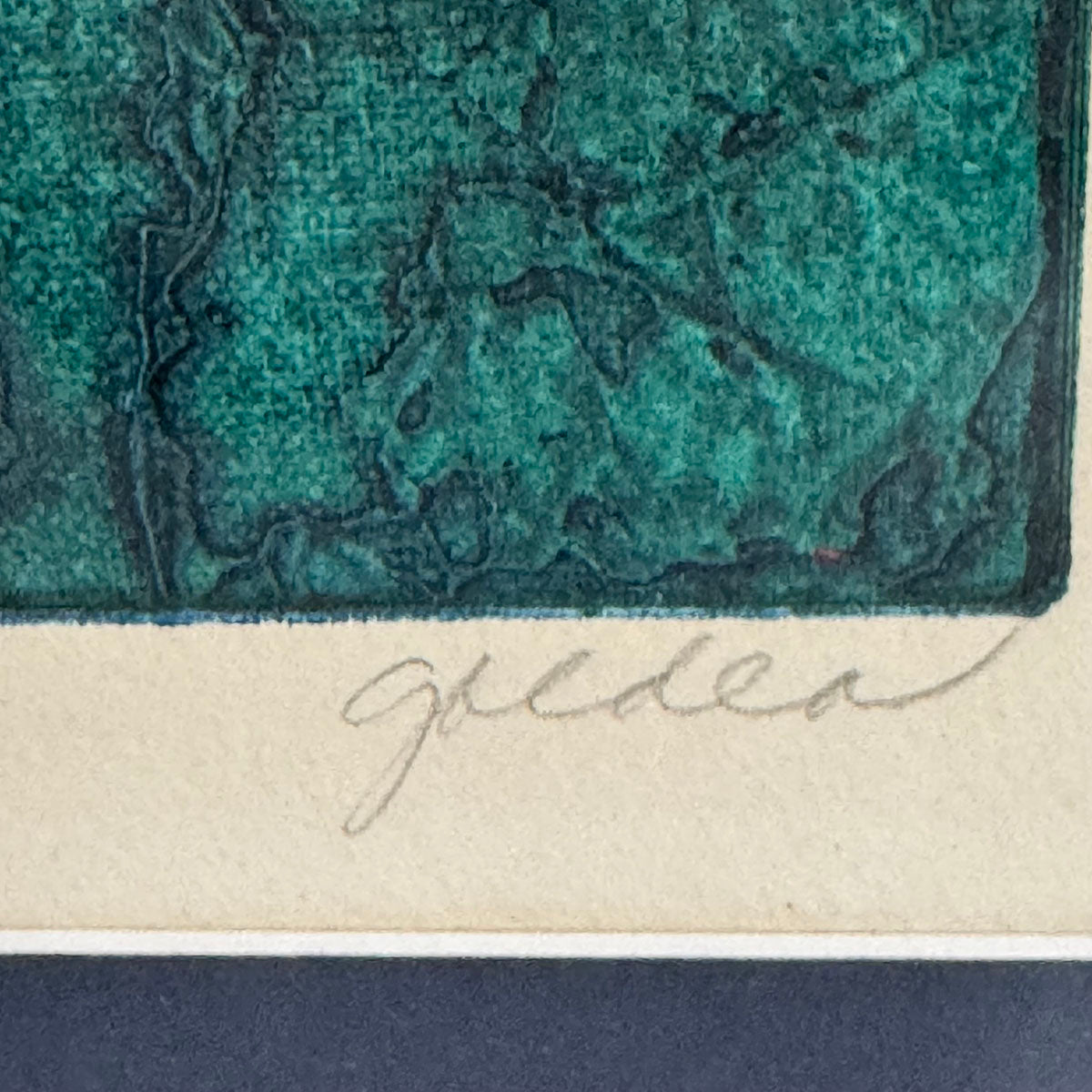 "Dream Sequence Five" Colored Etching 2/20 Signed