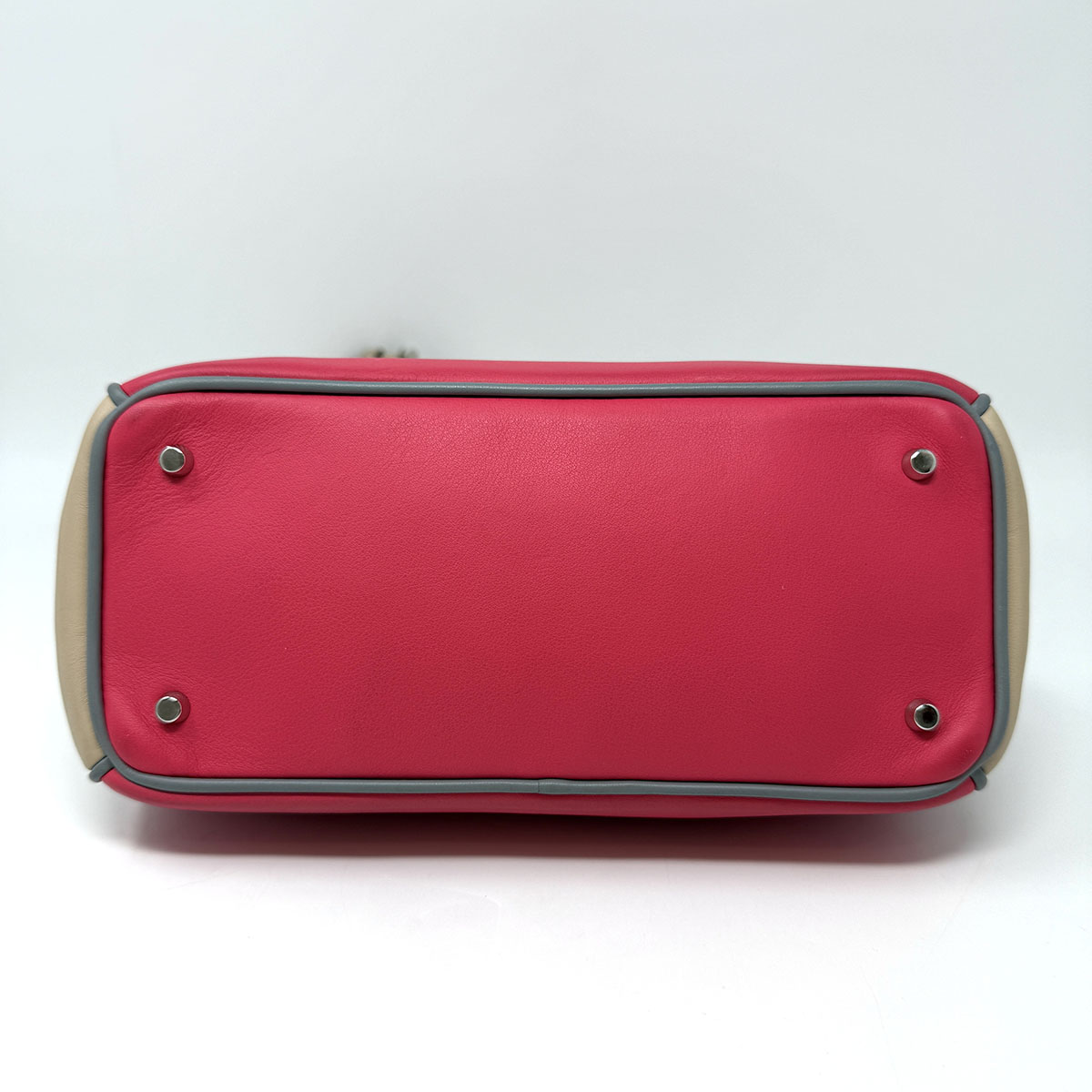 Christian Dior Diorissimo Tricolor Handle Bag