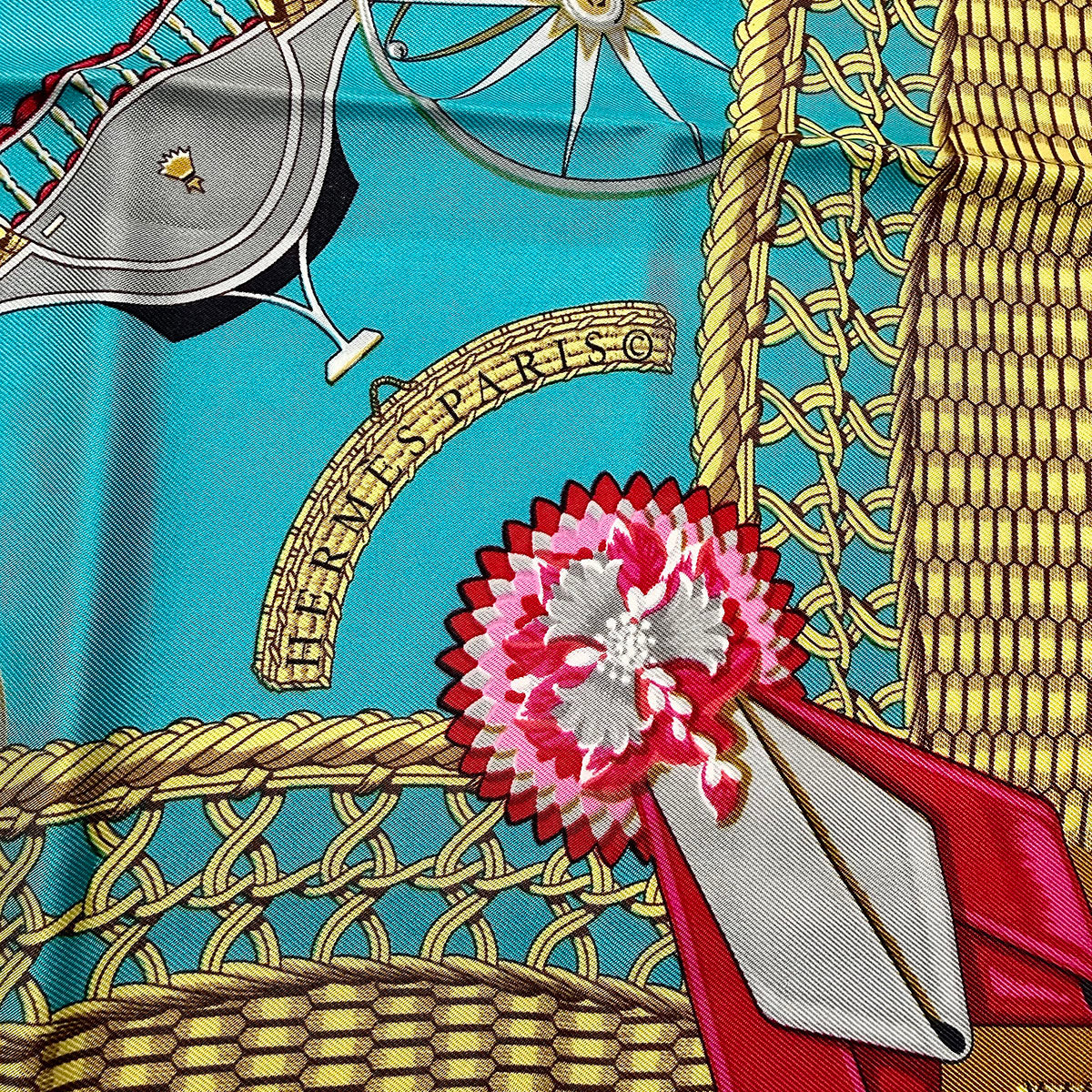 Hermes "Voitures Paniers" Scarf