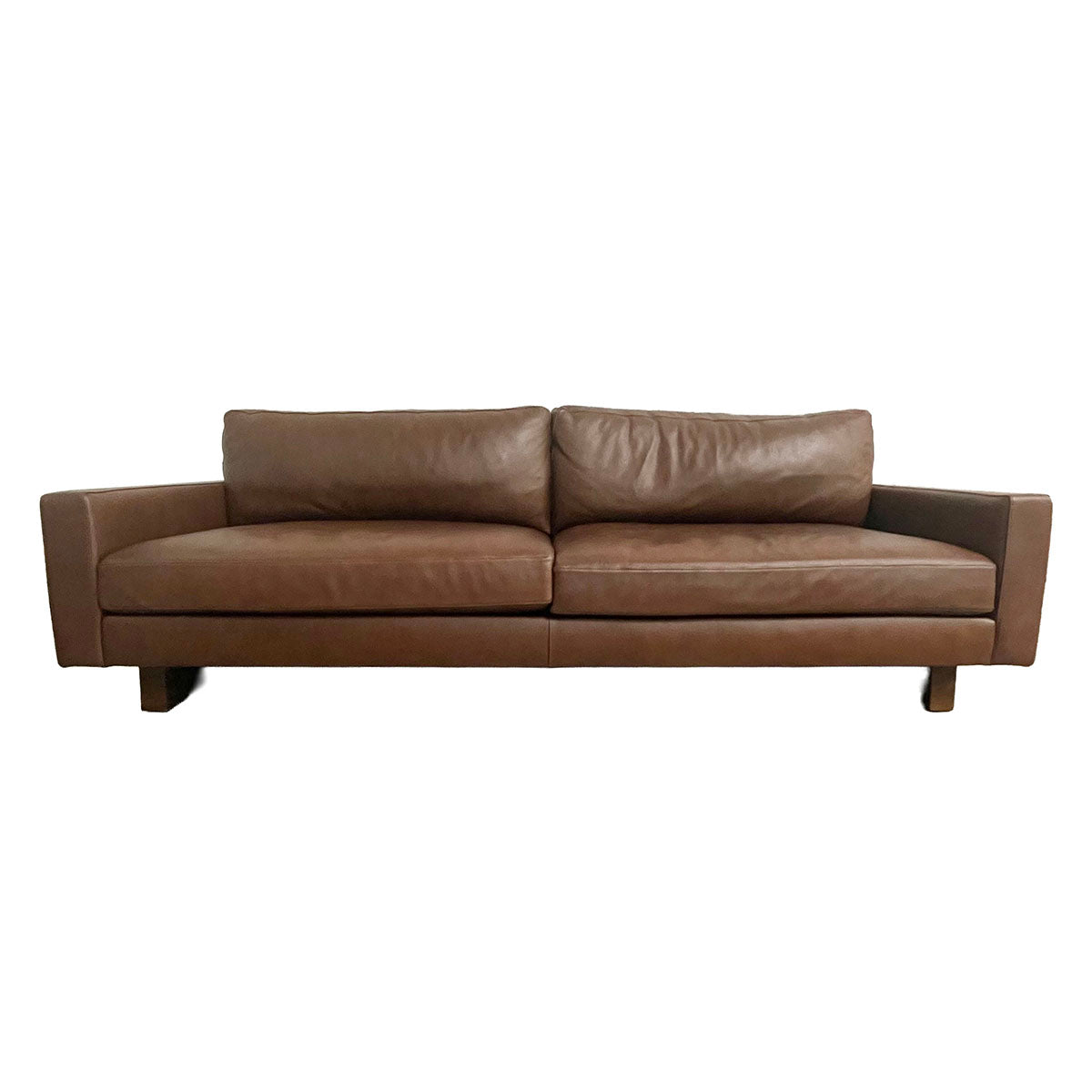 Room & Board Brown  Leather Sofa