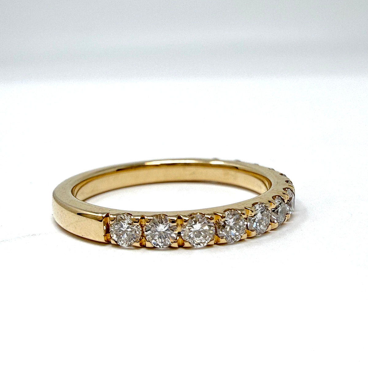 14K Yellow Gold Ring with Lab Grown Diamond