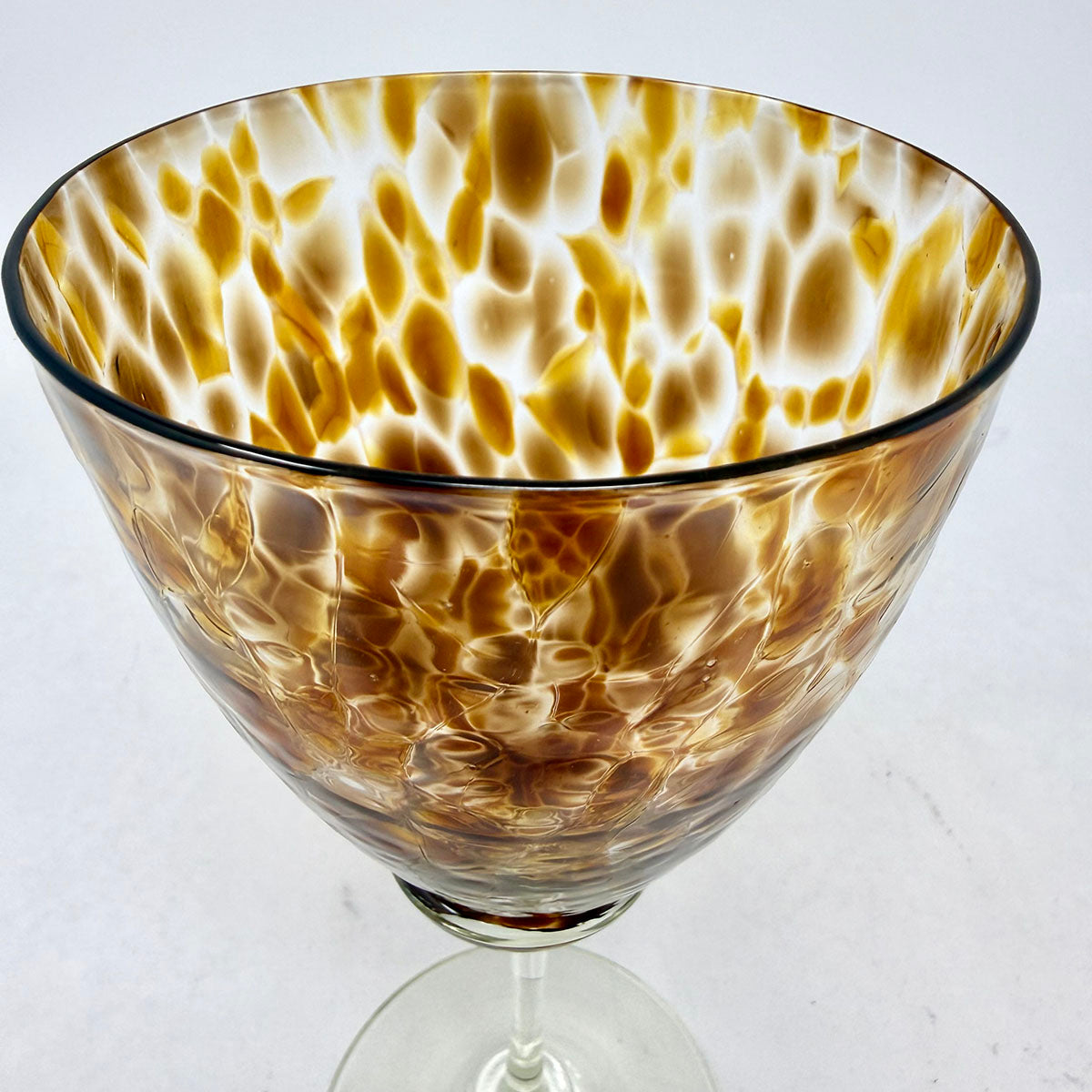 Set of 6 Gilmor Tortoise Wine Glasses