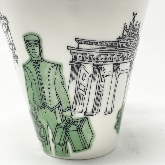 Set of 8 New Wave Caffe Berlin Mugs