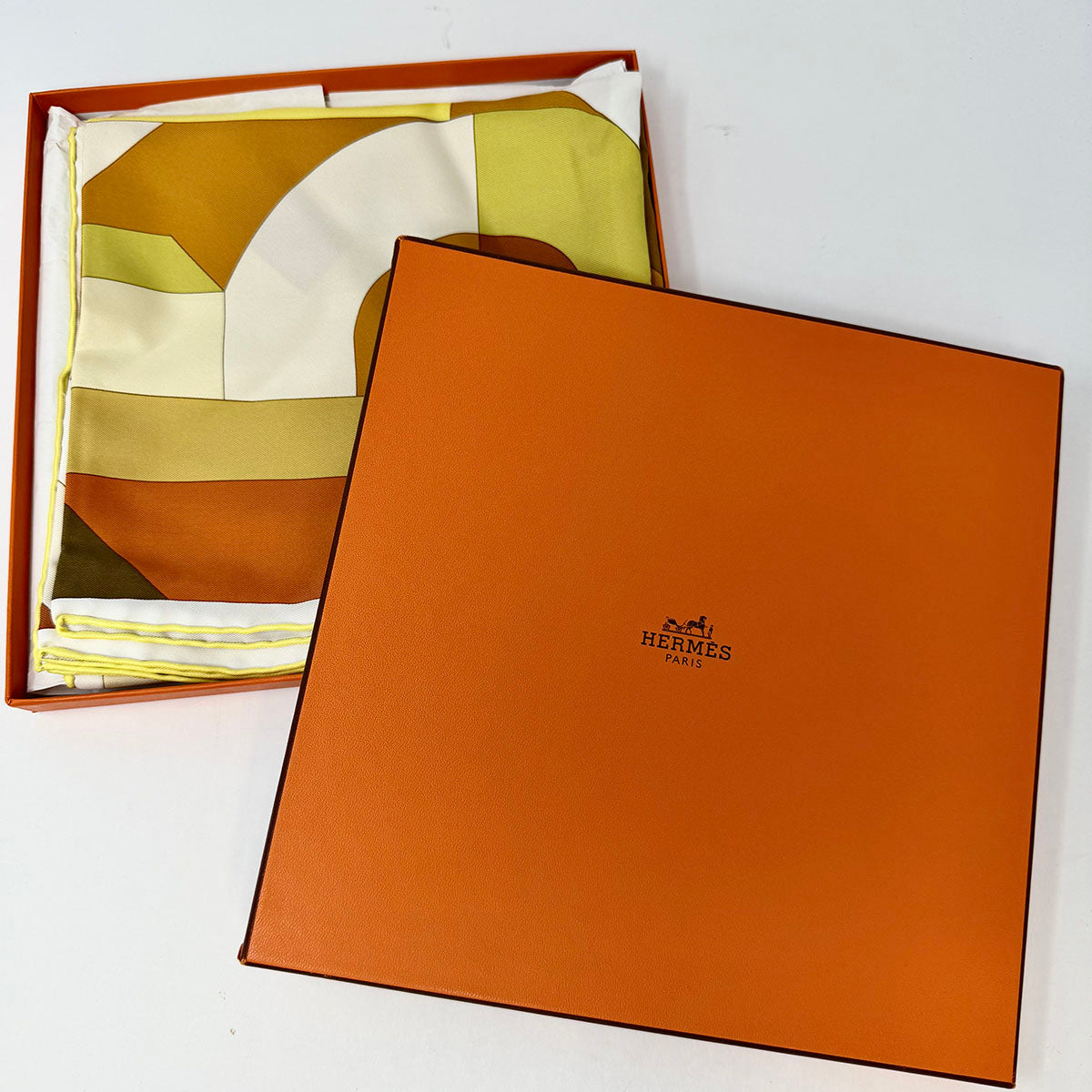 Hermes "Perspective Cavaliere" Scarf