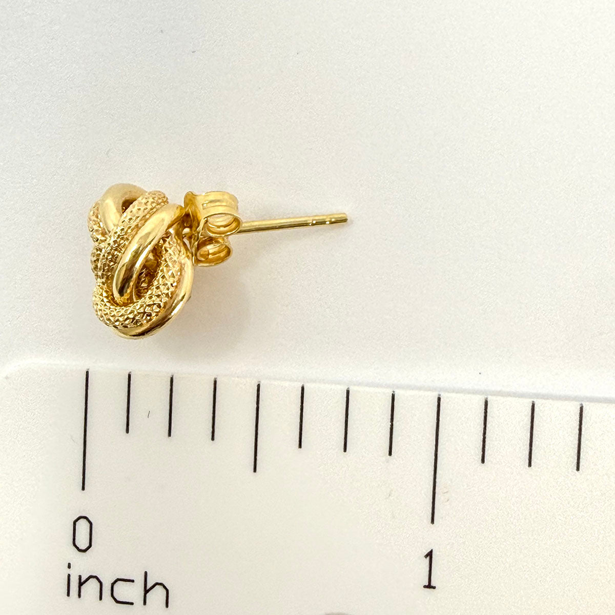 18K Gold Love Knot Earrings