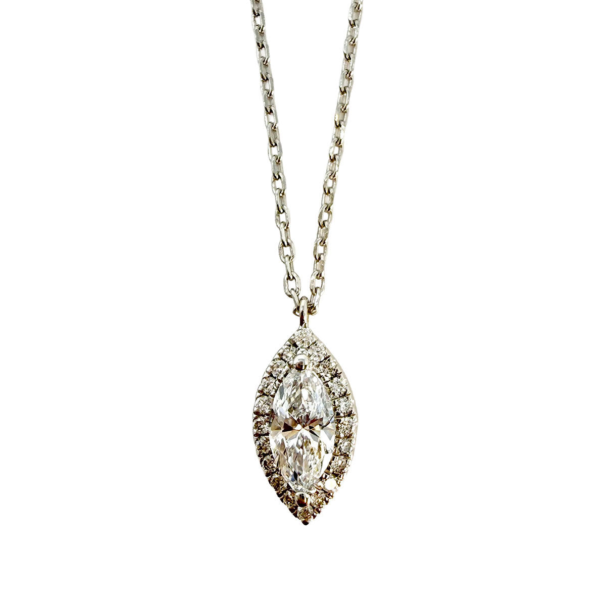Lab Diamond Pendant Necklace
