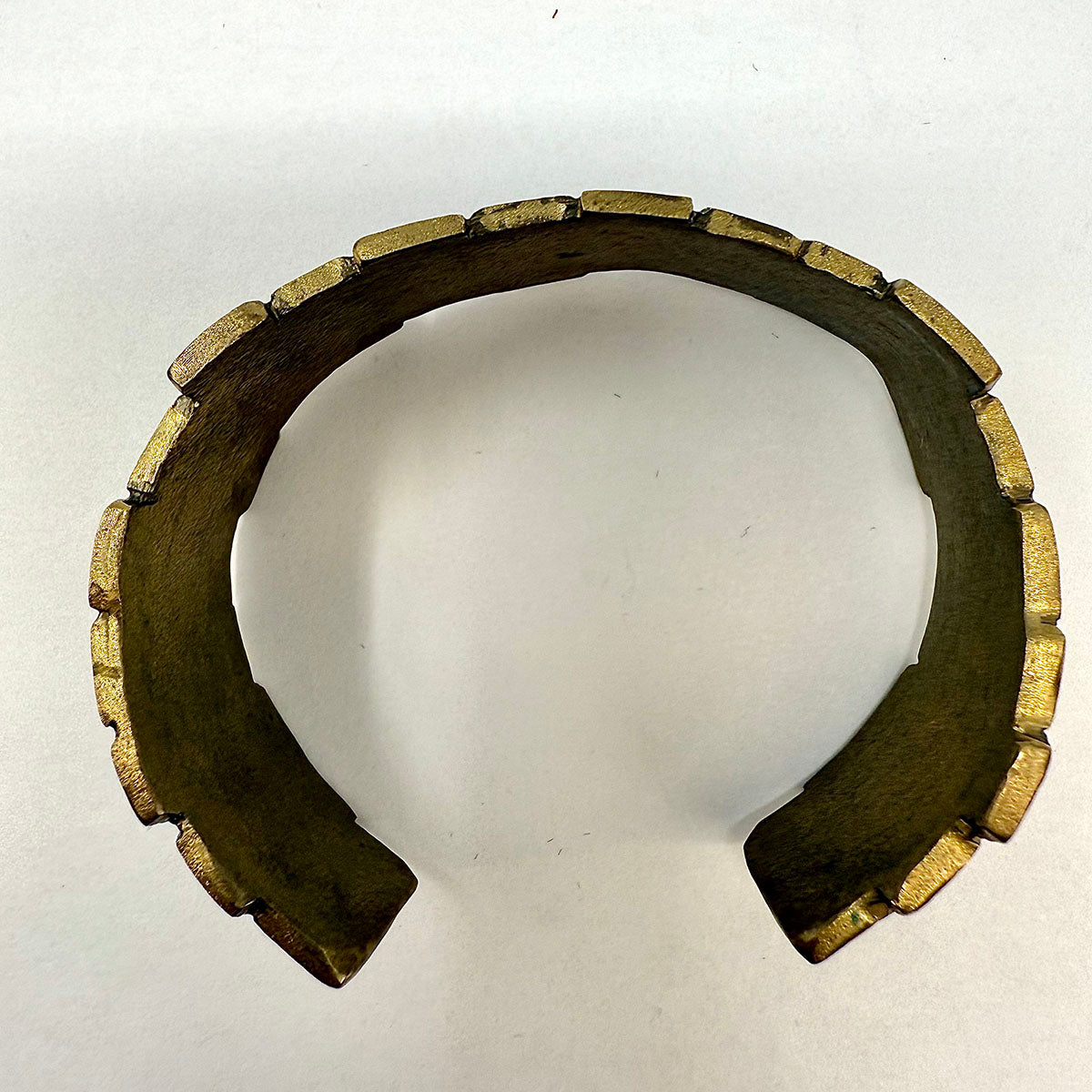 David Urso Ladder Bracelet with Lava Rock Inlay