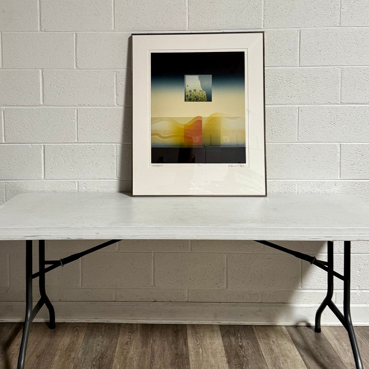 Framed Aquatint Etching "Seascape IV" signed edition
