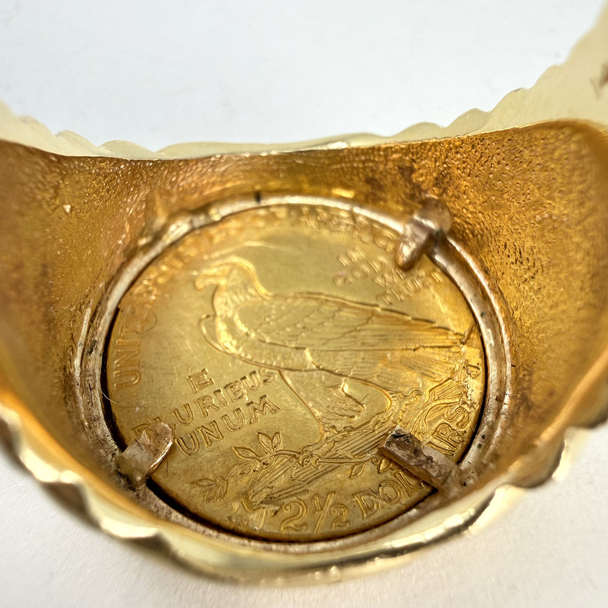 14K Gold $2.5 Coin Ring