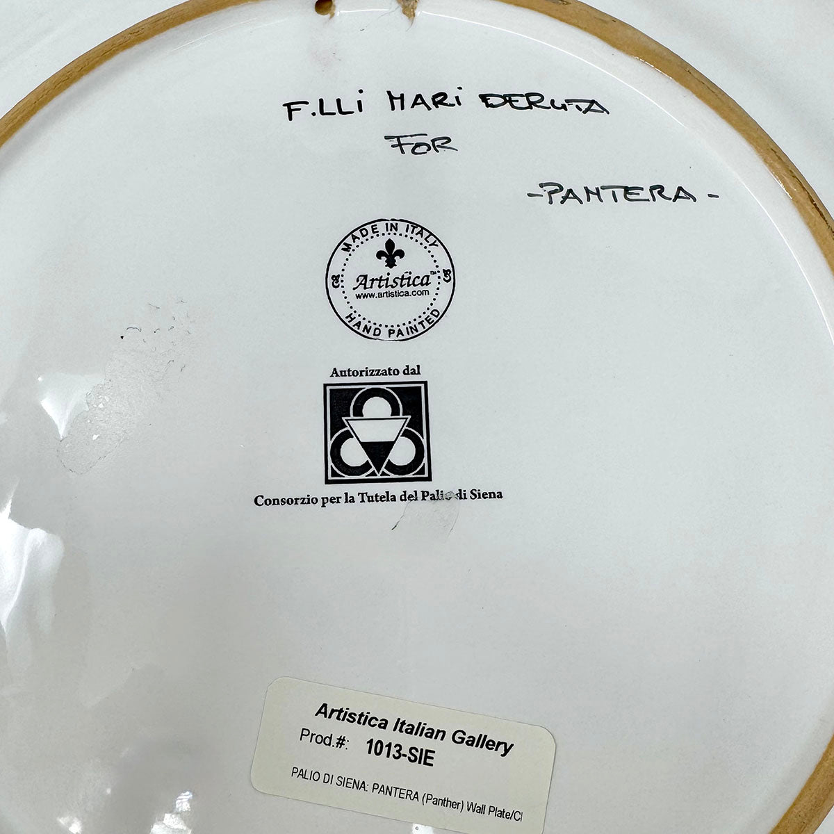 Deruta Plates Hand Painted Wall Plate