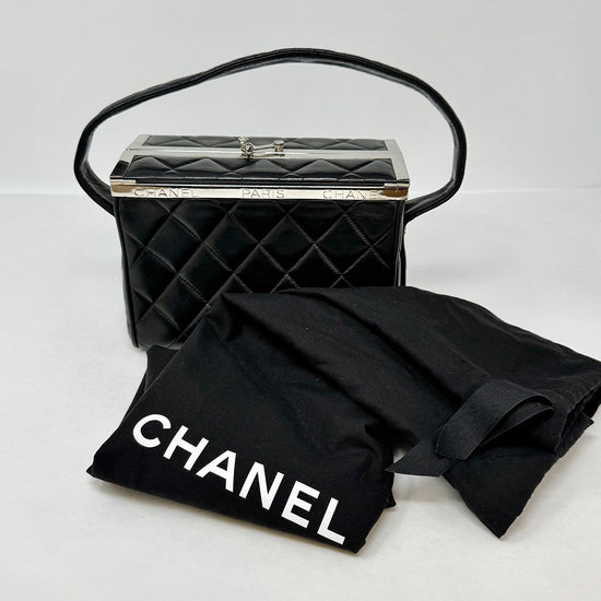 Chanel Vintage Quilted Box Vanity Bag