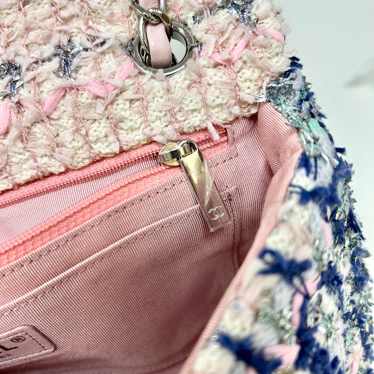 Chanel Tweed Single Flap Bag