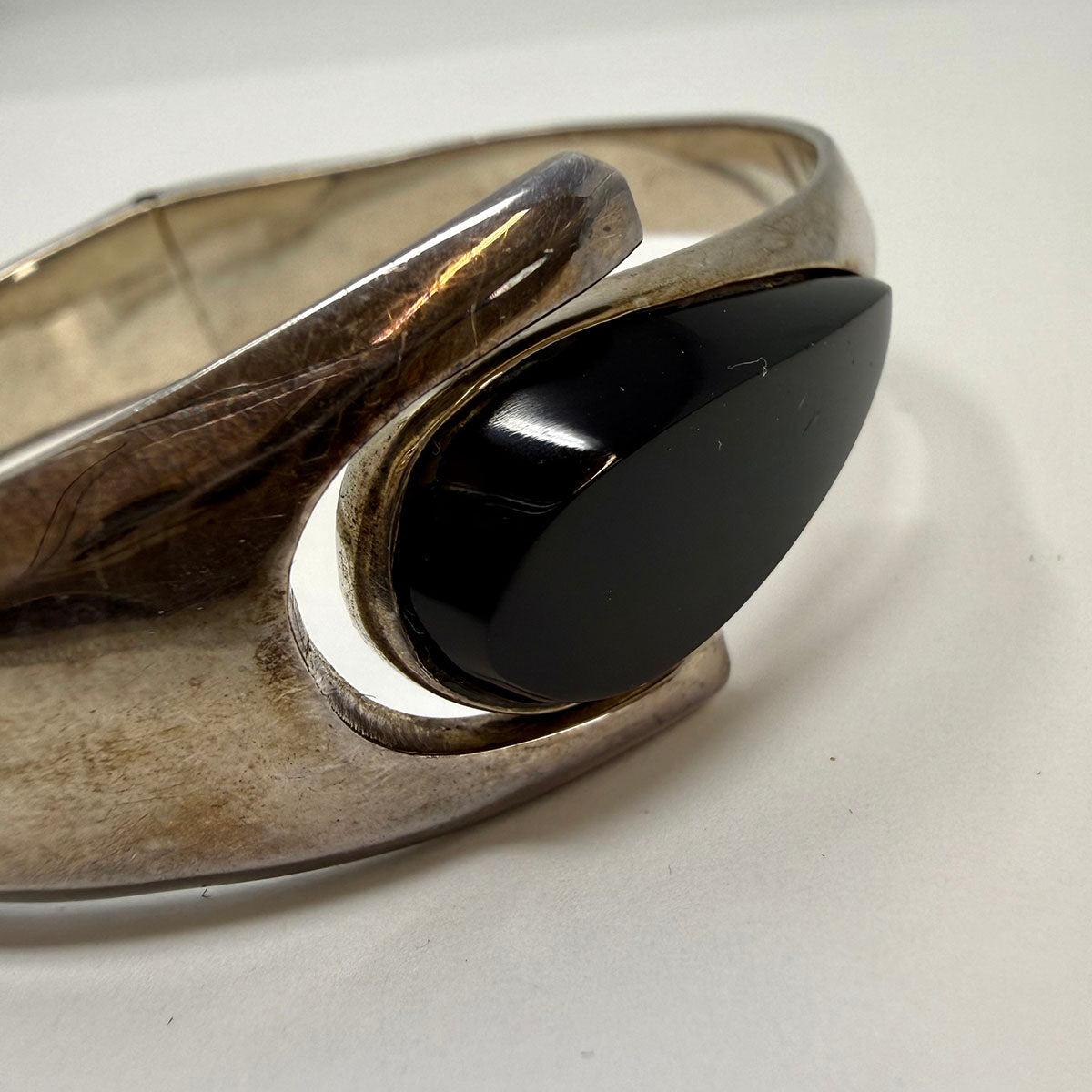 Sterling and Onyx Bracelet