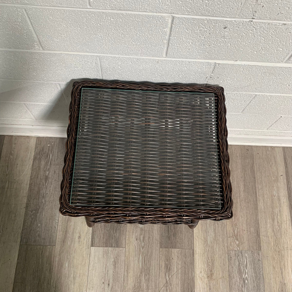 Pair of  Wicker Side Tables