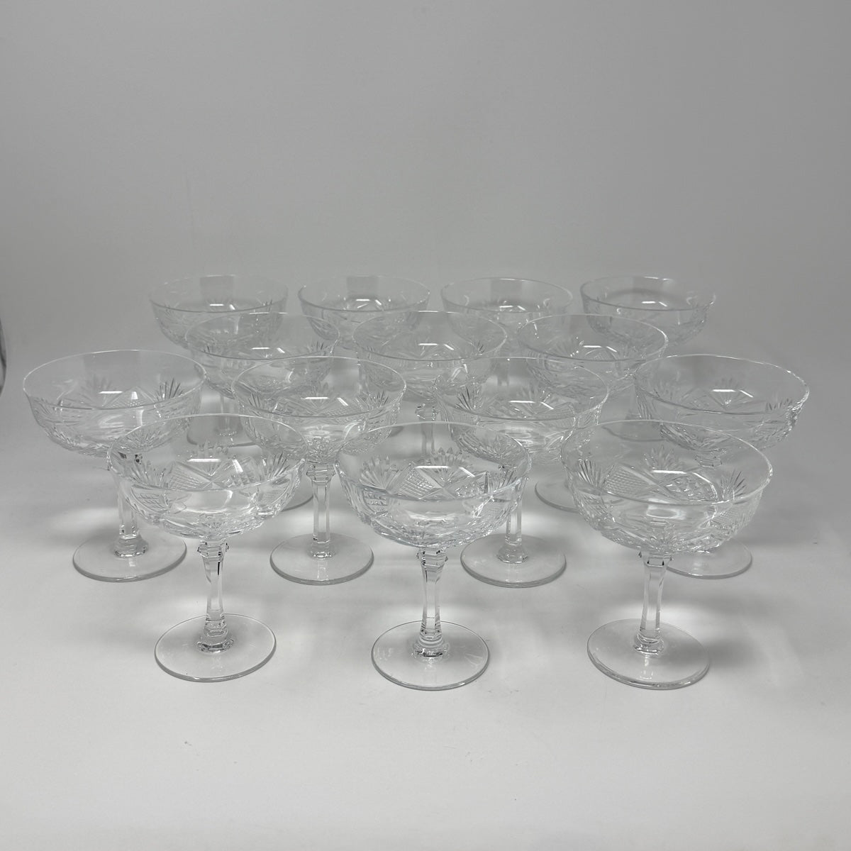 Josair Champagne Coupe/Sorbet Glass Set of 14