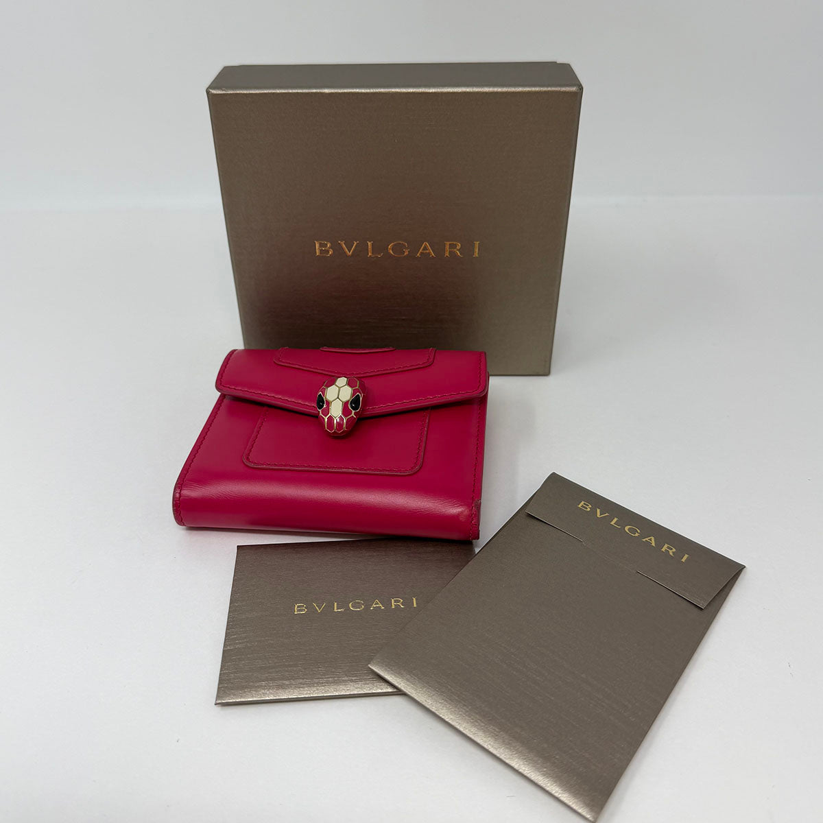 Bulgari Serpenti Forever Trifold Wallet