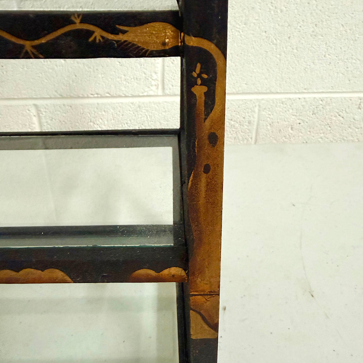 Asian Pagoda Style 3 Tier Display Shelf