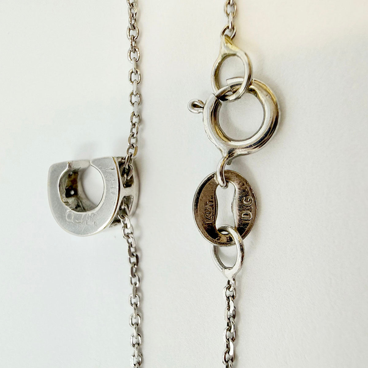 "C" Pendant Necklace